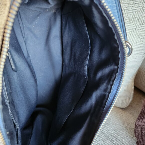 Coach C2853 Rori Silver/Blue Pebble Leather shoulder bag - Picture 10 of 12